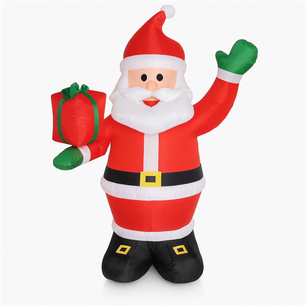 pere noel geant avec cadeau